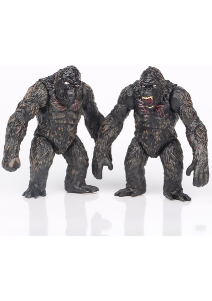 8 Adet Mini Godzilla Vs King Kong Oyuncak (8.5cm) (Yurt Dışından)