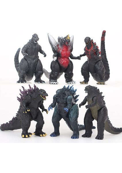 8 Adet Mini Godzilla Vs King Kong Oyuncak (8.5cm) (Yurt Dışından)