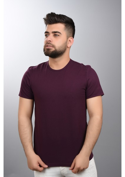 Mnt 2019 0 Yaka Ov. Bıye T-Shirt Vişne
