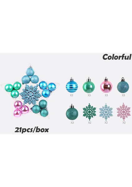 Yılbaşı Süsleri 24 Adet (Yurt Dışından) fiyatları