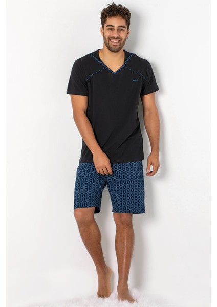 Doremi Kısa Kollu Erkek Pijama Takımı