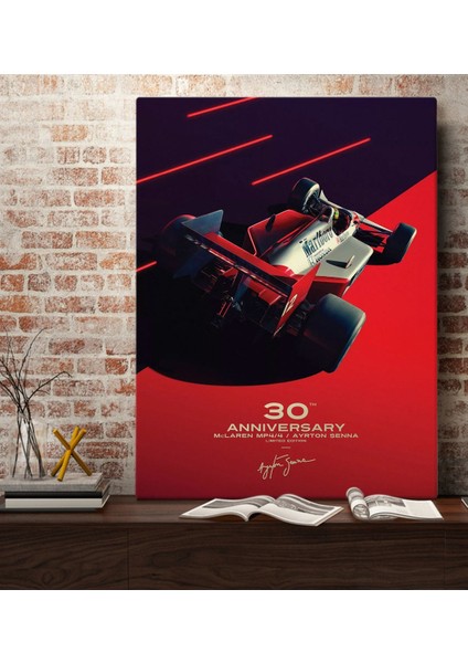 Gift Formula 1 Tasarımlı Kanvas Tablo 70 x 100 Cmcm-6
