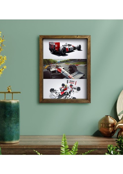 Gift Formula 1 Tasarımlı Doğal Masif Ahşap Çerçeveli Tablo 45X65CM-10 fiyatları