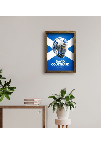 Gift Formula 1 Tasarımlı Doğal Masif Ahşap Çerçeveli Tablo 45X65CM-12 fırsatları