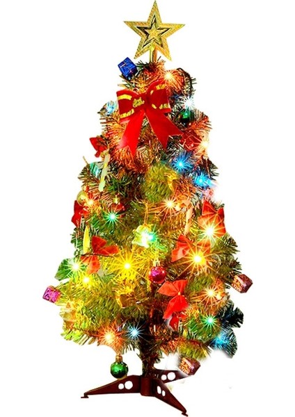 30 Cm'lik Renkli Işıklı Noel Ağacı (Yurt Dışından)