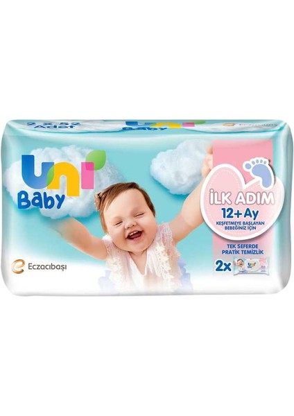 Uni Baby Islak Havlu İlk Adım 4 x 52'li