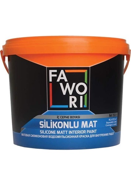 Silikonlu Mat Iç Cephe Boyası 7,5 Lt
