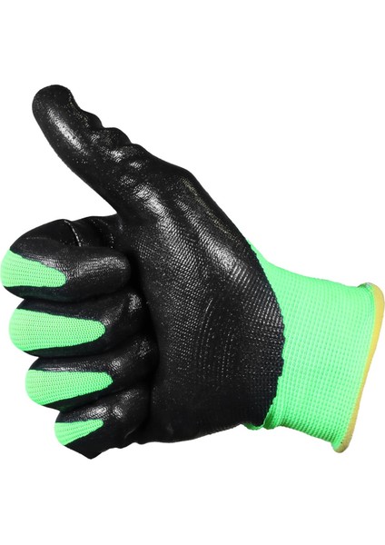 Handy Hn-16 Nitril Kaplama Iş Eldiveni Sanayi Inşaat Usta Eldiven 10/xl (1 Çift)