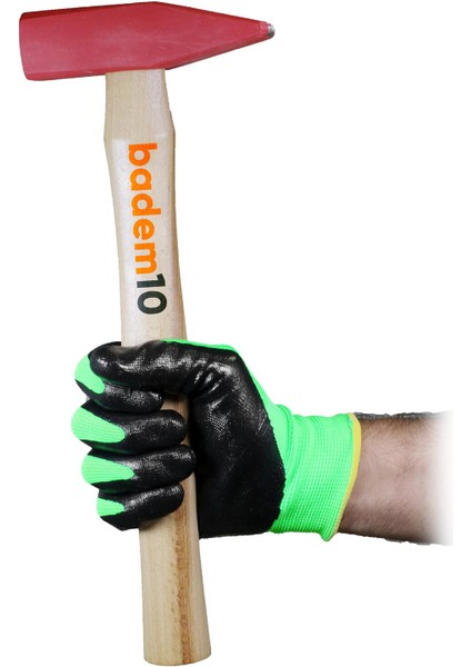Handy Hn-16 Nitril Kaplama Iş Eldiveni Sanayi Inşaat Usta Eldiven 10/xl (1 Çift)