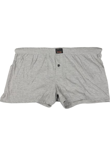 Erkek Büyük Beden Battal Boy Penye Boxer Düz Grimelanj