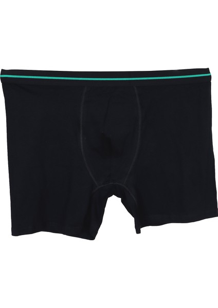 Erkek Büyük Beden Battal Boy Likralı Boxer Siyah 3XL-10XL
