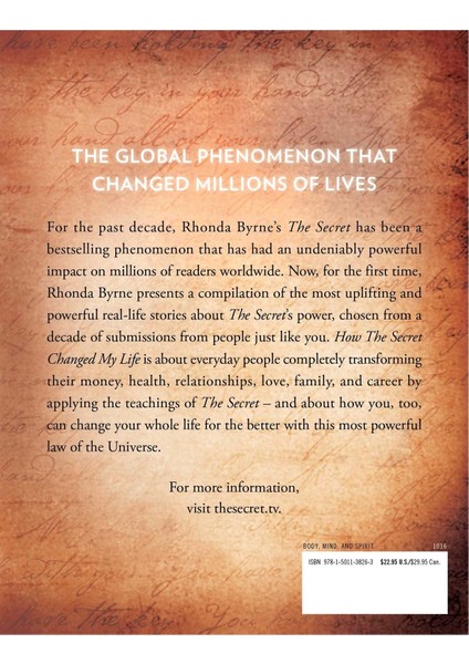 How The Secret Changed My Life: Real People. Real Stories. (5) (The Secret Library) fiyatları