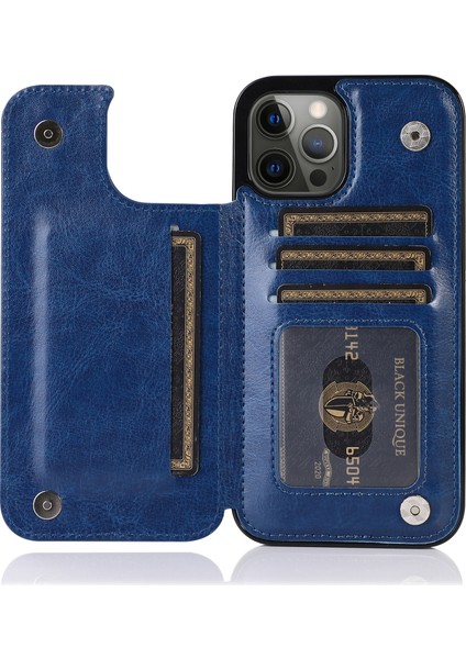 Apple iPhone 12 Pro Max (6,7 Inç) ile Uyumlu Çoklu Kart Yuvası Arkadan Çevirmeli Koruyucu Kickstand Kılıf (Yurt Dışından) fiyatları