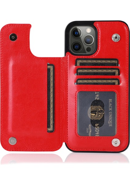 Apple iPhone 12 Pro Max (6,7 Inç) ile Uyumlu Çoklu Kart Yuvası Arkadan Çevirmeli Koruyucu Kickstand Kılıf (Yurt Dışından) fiyatları