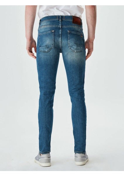 Erkek Jumy Normal Bel Dar Paça Super Skınny Jean Pantolon