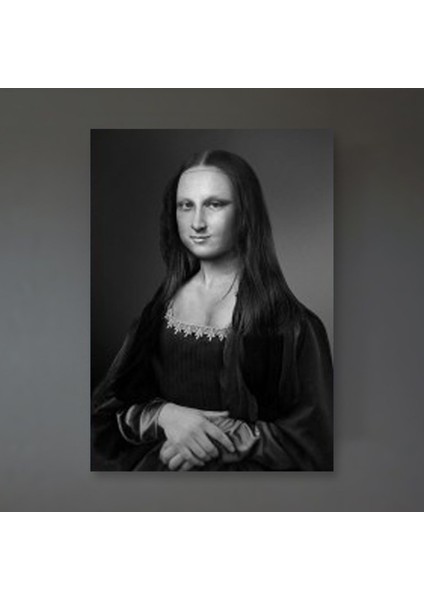 Mona Lisa Real Photo B&w