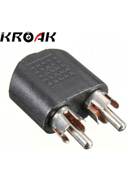 Diyez Müzik 2xrca (Erkek) - 3.5 Mm. Stereo (Erkek) Çevirici Adaptör