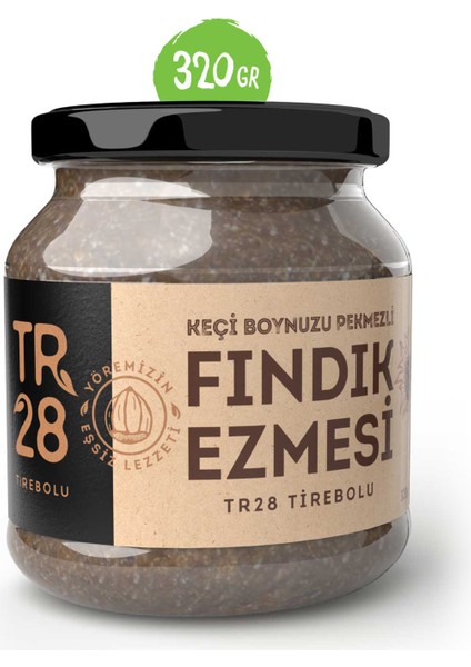 TR28 Tirebolu Fındık Ezmesi - Keçi Boynuzu Pekmezli