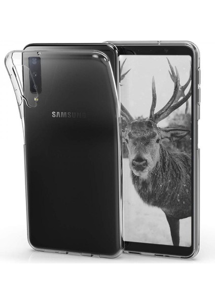 Samsung Galaxy A7 2018 (A750) Ultra Ince Silikon Kılıf Şeffaf fiyatları