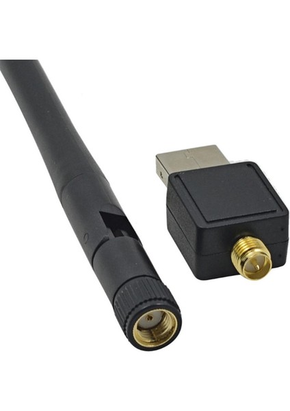 Wifi Alıcı Kablosuz Kart 300M Kablosuz Kart Bilgisayar USB Kablosuz Kart Konektörü Siyah (Yurt Dışından) modelleri