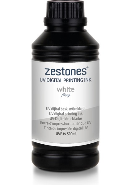 UV Mürekkep White (Yumuşak Zemin Boyası) (500 ml)