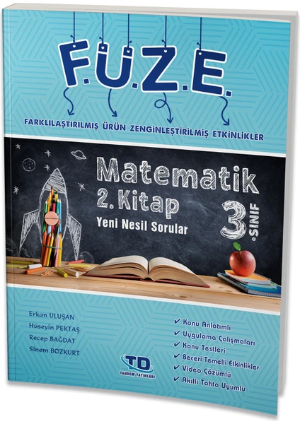 Tandem Yayınları F.u.z.e. 3. Sınıf Matematik 2. Kitap