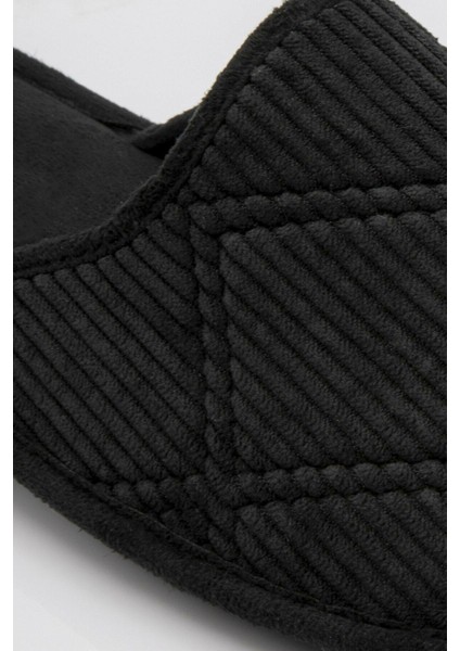 Erkek Siyah Roger Ev Terliği WTT0513 modelleri