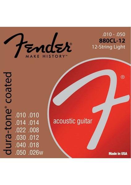 Dura-Tone Coated 80/20 880CL-12 10-50
