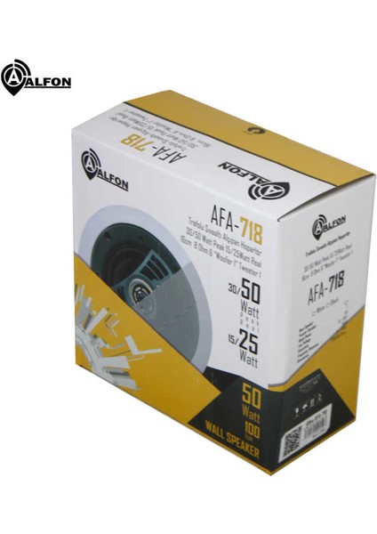 AFA-718 50W Çift Yolu Sıva Altı Alçıpan Hop. fırsatları