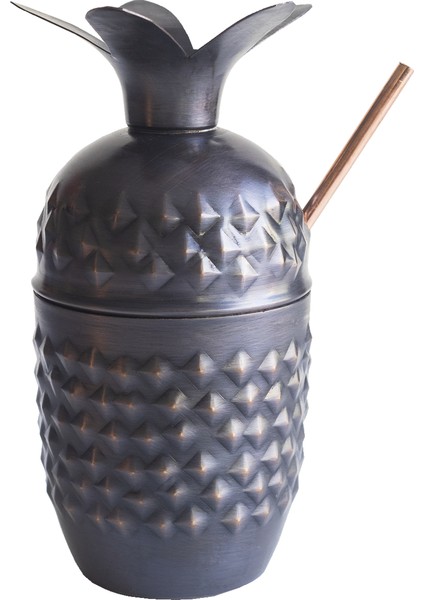 Bakır Ananas Kokteyl Bardağı (2'li)