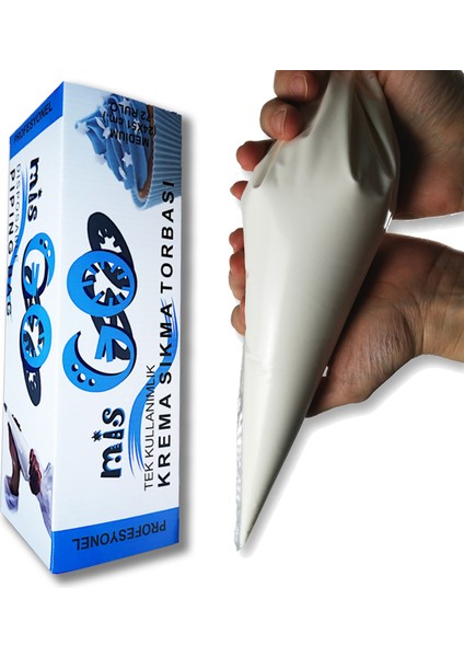 Misgo Krema Sıkma Torbaları ( Small, Medium, Large Seçenekli) modelleri