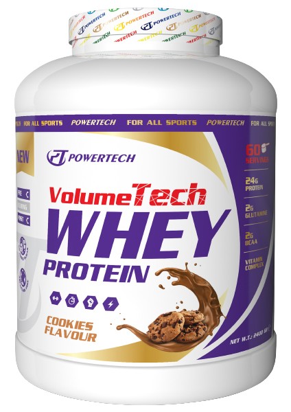 Powertech Volumetech Whey Protein 2400 gr Kurabiye Aromalı Protein Tozu