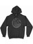 Cix Yuavarlak Kara Kartal Siyah Kapşonlu Sweatshirt Hoodie 1