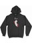 Cix Peru Haritalı ve Bayraklı Siyah Kapşonlu Sweatshirt Hoodie 1