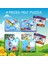 4 Set - 48 Parça Tekne Helikopter ve Elmacı Ayı 3+ Keçe Yapboz 4