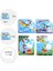 4 Set - 48 Parça Tekne Helikopter ve Elmacı Ayı 3+ Keçe Yapboz 5