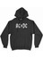 Cix Ac Dc Logolu Siyah Kapşonlu Sweatshirt Hoodie 1