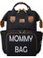 Doce Mommy Bag Anne Bebek Bakım Sırt Çantası-Beyaz Baskı 1