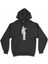 Cix Charlie Chaplin Gölge Siyah Kapşonlu Sweatshirt Hoodie 1
