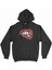 Cix Estetik Dudak Çizimli Siyah Kapşonlu Sweatshirt Hoodie 1
