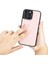 Apple iPhone 13 Pro Max Uyumlu Deri Arka Kapak Nu2 Pembe 2
