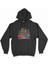 Cix Renkli Ispanya Illüstrasyon Siyah Kapşonlu Sweatshirt Hoodie 1