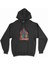 Cix Renkli New York Illüstrasyon Siyah Kapşonlu Sweatshirt Hoodie 1