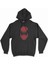 Cix Spiderman Maske Siyah Kapşonlu Sweatshirt Hoodie 1