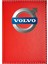 Volvo Logolu Kırmızı Ruhsat Kabı 1