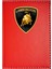 Lamborghını Logolu Kırmızı Ruhsat Kabı 1