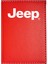 Jeep Logolu Kırmızı Ruhsat Kabı 1