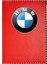 Bmw Logolu Kırmızı Ruhsat Kabı 1
