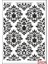 Damask Desen Stencil Şablon 35X50 DA-034 1