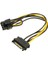 Sata To 8 Pin Pcı-E Ekran Kartı Güç Çevirici Kablo 1